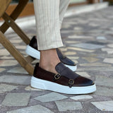 Slip-On Skórzane Loafers