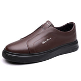 Skórzane Buty Slip-On
