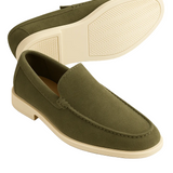 Casual Herreloafers – Oliwkowy