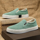 Oddychające Buty Slip-On z Płótna