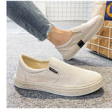 Oddychające Buty Slip-On z Płótna