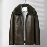 Kurtka Skórzana Fleece