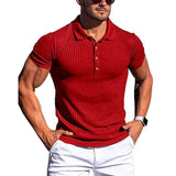 Elegancka Pasiasta Koszula Polo