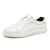 Klasyczne Skórzane Buty Slip-On