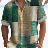 Elegancka Koszula Patchwork