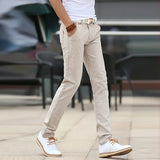 Slim Fit Linnedbukser