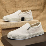 Oddychające Buty Slip-On z Płótna