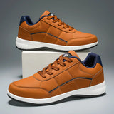 Stylowe Skórzane Sneakersy