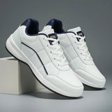 Stylowe Skórzane Sneakersy