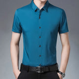 Koszula Krótki Rękaw Business Casual
