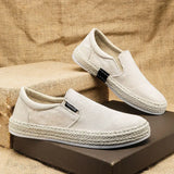 Eleganckie Płócienne Buty Slip-On