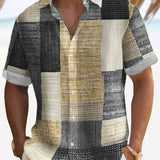 Elegancka Koszula Patchwork