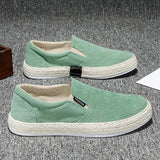 Oddychające Buty Slip-On z Płótna