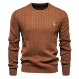 Falkner Strikkemoderne Herrepullover