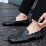 Vintage Skórzane Loafers