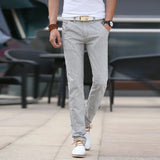 Slim Fit Linnedbukser
