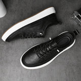 Eleganckie Skórzane Sneakersy