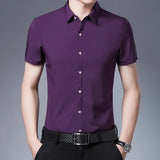 Koszula Krótki Rękaw Business Casual