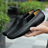 Vintage Skórzane Loafers