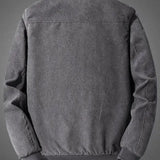 Elegancka Kurtka Sztruksowa z Fleece