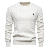 Falkner Strikkemoderne Herrepullover