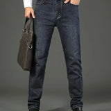 Jeansy Biznesowe z Denimu