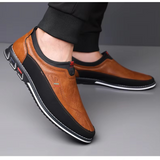 Skórzane Buty Biznesowe Slip-On