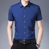 Koszula Krótki Rękaw Business Casual