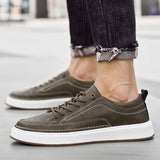 Eleganckie Skórzane Sneakersy