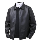 Elegancka Skórzana Kurtka Bomber