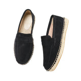 Eleganckie Suede Espadryle
