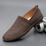 Santorini Skórzane Loafers