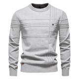 Burkhard Stylowy sweter męski w kratkę