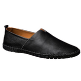 Ręcznie Szyte Skórzane Loafers