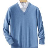 Elegancki Sweter z V-Krójem