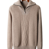 Sweter z zamkiem Taranto Merino Wełna