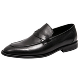 Eleganckie Skórzane Loafers