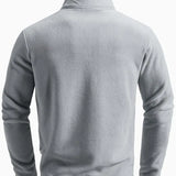 Sweter z długim rękawem na zamek