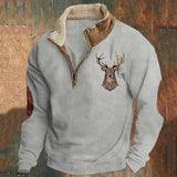 Sweter Silvio Vintage z zamkiem
