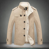 Elegancki Fleece Płaszcz