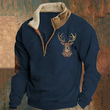 Sweter Silvio Vintage z zamkiem