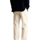 Herre Chinos w Sandy Beige – Luźny Krój