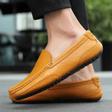 Vintage Skórzane Loafers