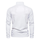 Casual Długi Rękaw Polo Shirt