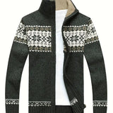 Elegancki Sweter Robiony na Drutach