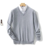 Elegancki Sweter z V-Krójem