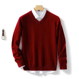 Elegancki Sweter z V-Krójem
