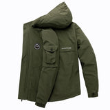 Elegancka Militarny Zimowa Kurtka