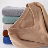 Elegancki Sweter z V-Krójem