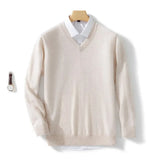 Elegancki Sweter z V-Krójem